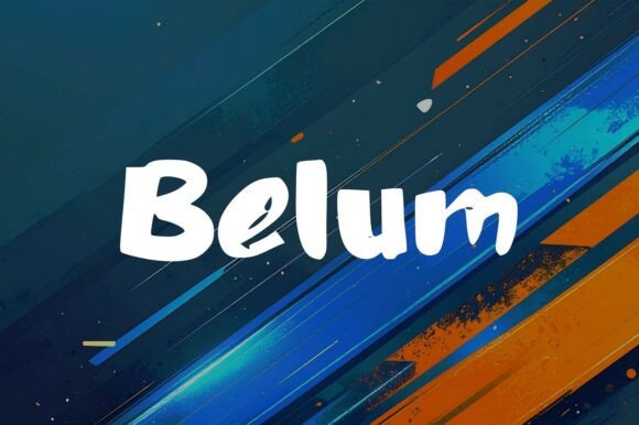 Belum: A Bold, Handwritten Font for Modern Design