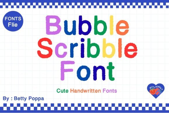 Bubble Scribble Font for Creative Makers