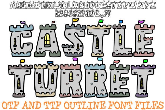Castle Turret Font: Bold and Beautiful