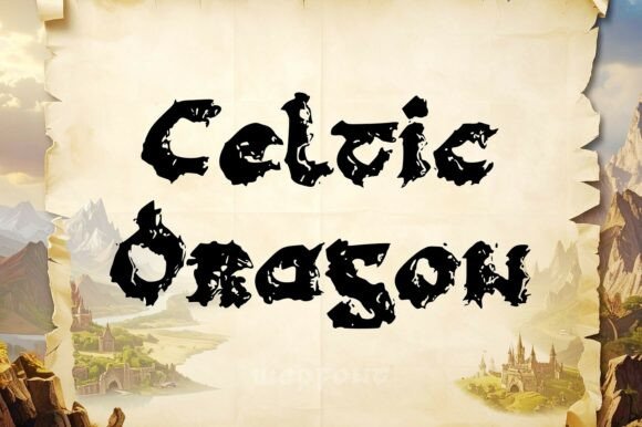 Celtic Dragon Font: Ancient Elegance for Modern Campaigns