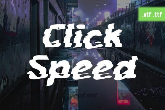 Click Speed Font