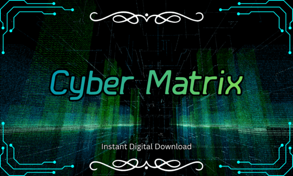 Cyber Matrix Font: Futuristic Design for Creators