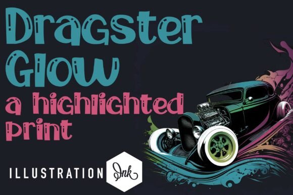 Dragster Glow Font