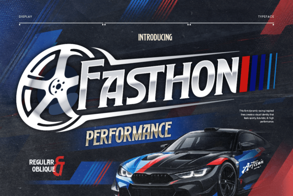 Fasthon: A Bold Typeface for Dynamic Design
