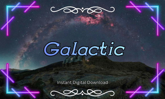Galactic Font: Cosmic Design