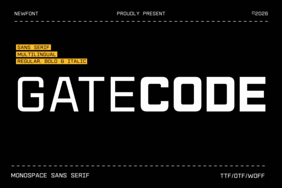 Gatecode: A Modern Font for Business