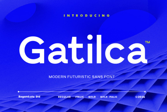 Gatilca Font for Modern Web Design