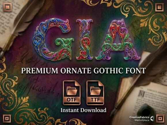 Gia: A Display Font for Enchanted Design