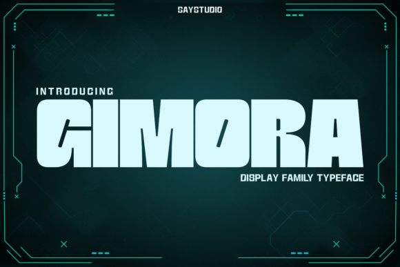 Gimora: A Bold Font for Modern Branding