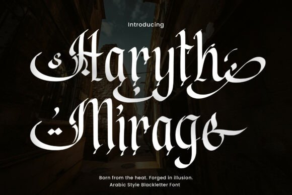 Haryth Mirage Font for Business Branding
