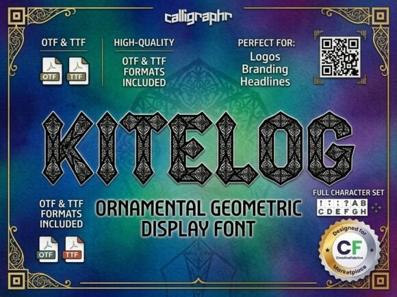 Kitelog: Bold Decorative Font