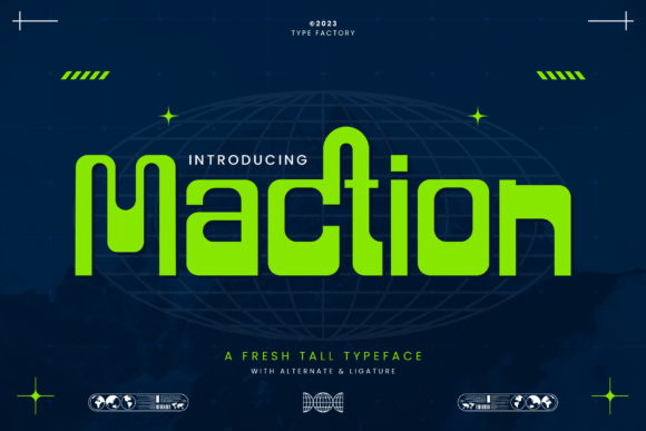 Maction Font for Modern Branding
