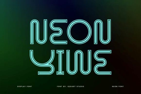 Neon Yiwe Font for Bold Branding