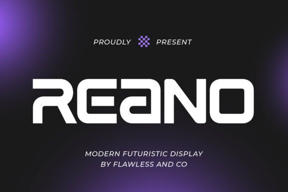 Reano: A Bold Display Font for Modern Design