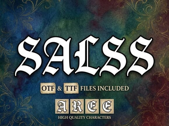 Salss: A Gothic Display Font for Web Design