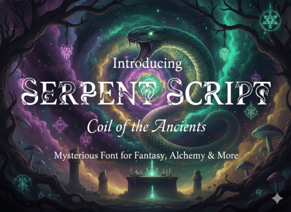 Serpent Script Font for Creative Projects