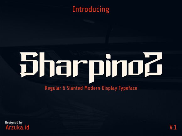 Sharpinoz Font for Bold Branding