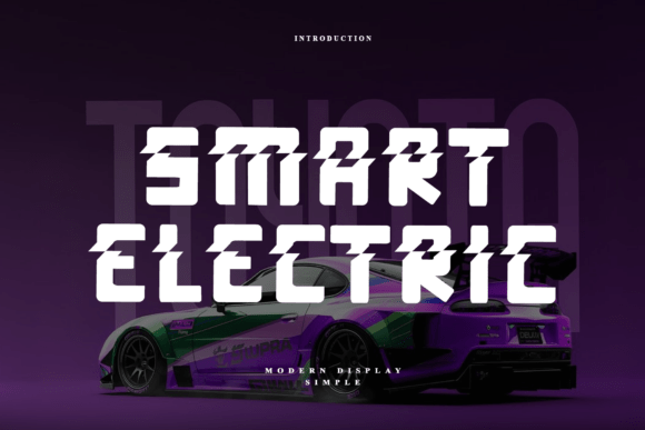 Smart Electric Font for Creative Projects