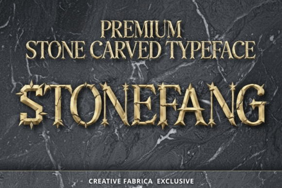 Stonefang Font for Creative Projects