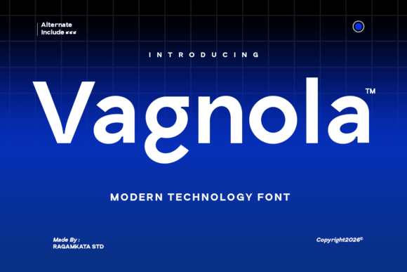 Vagnola Font for Modern Design